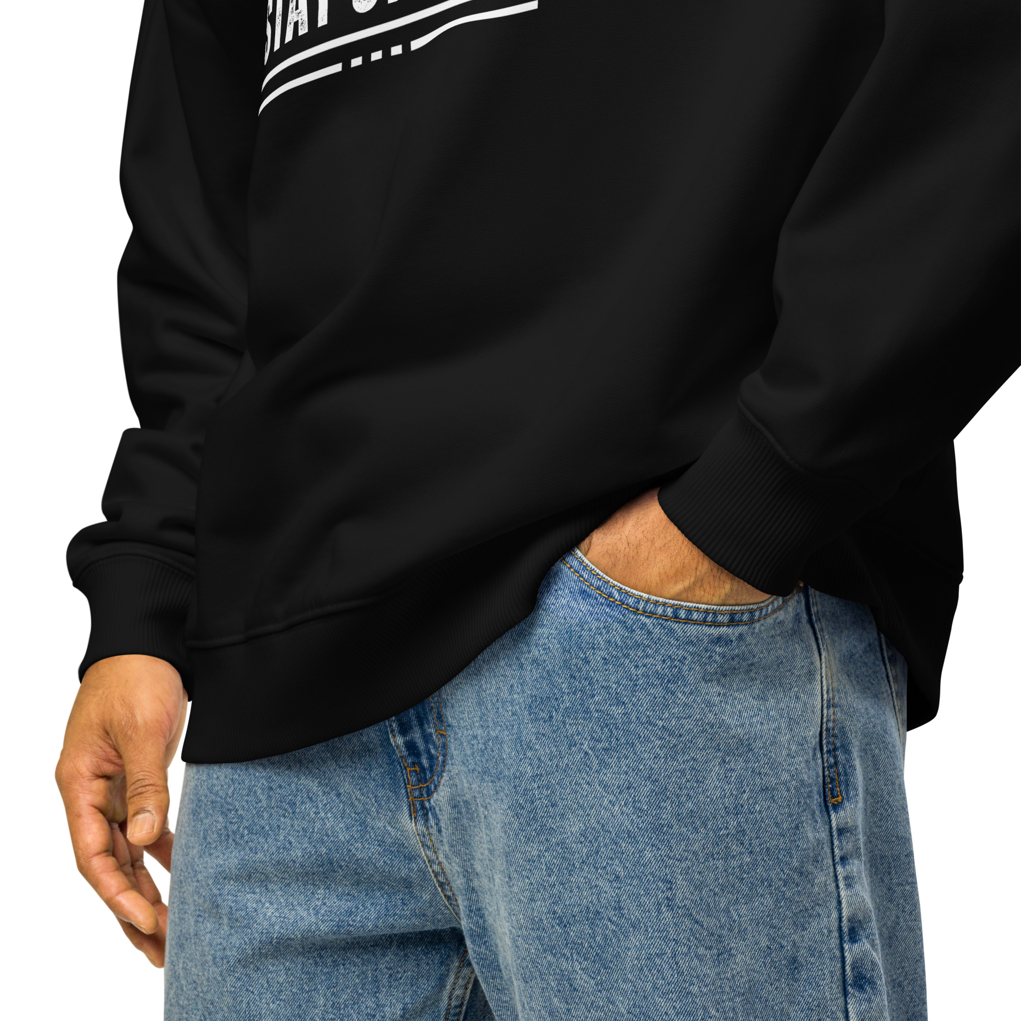 Unisex organic oversized sweatshirt - Image 3