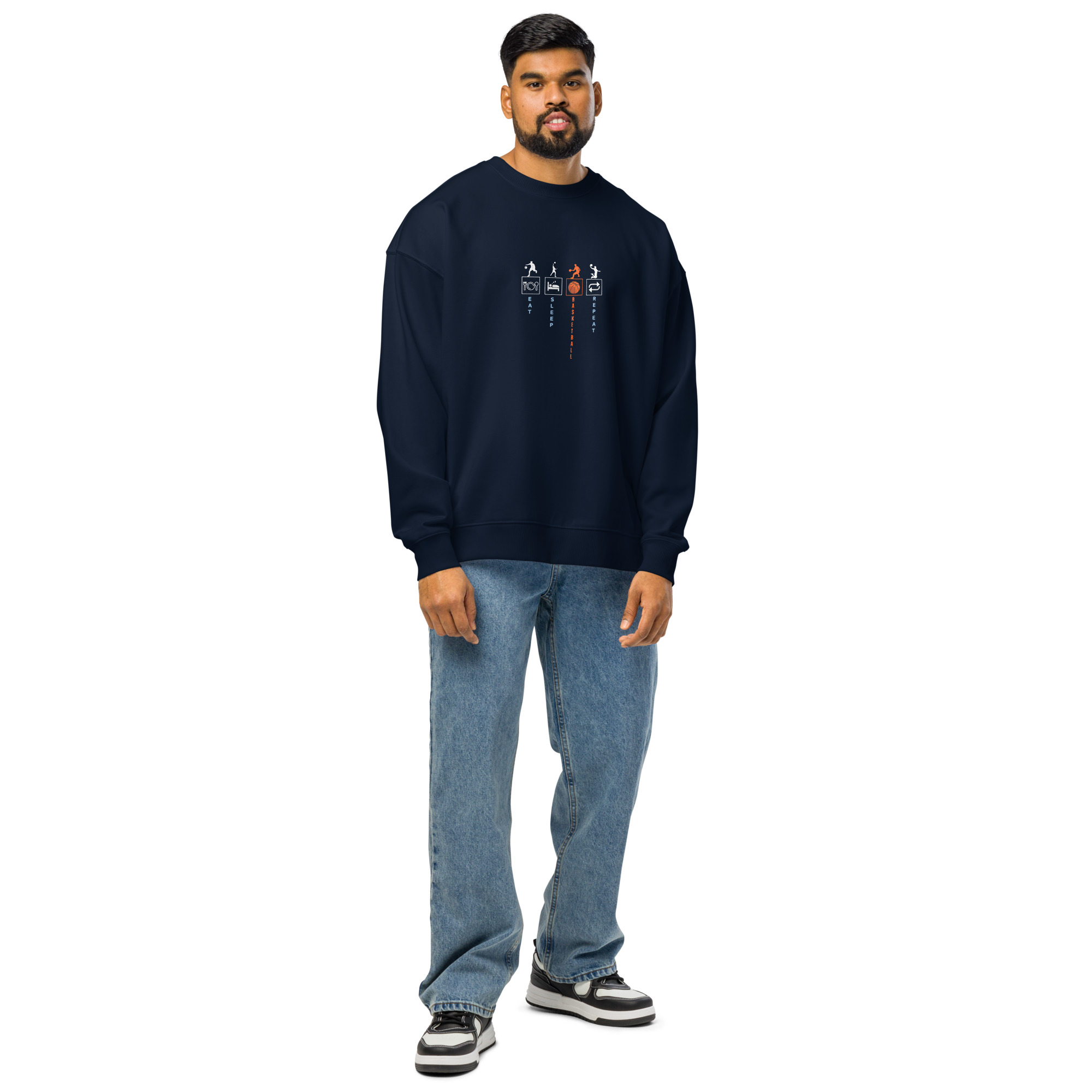 Unisex organic oversized sweatshirt - Image 6