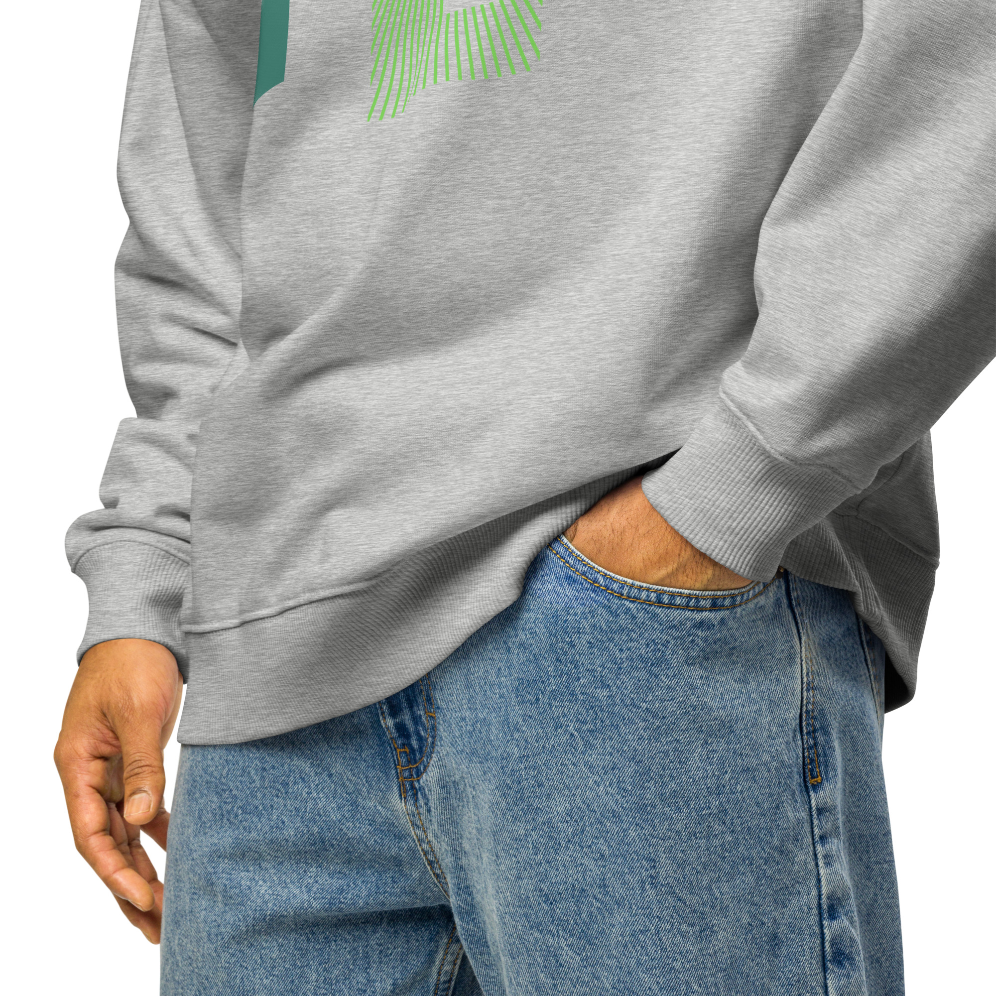 Unisex organic oversized sweatshirt - Image 11