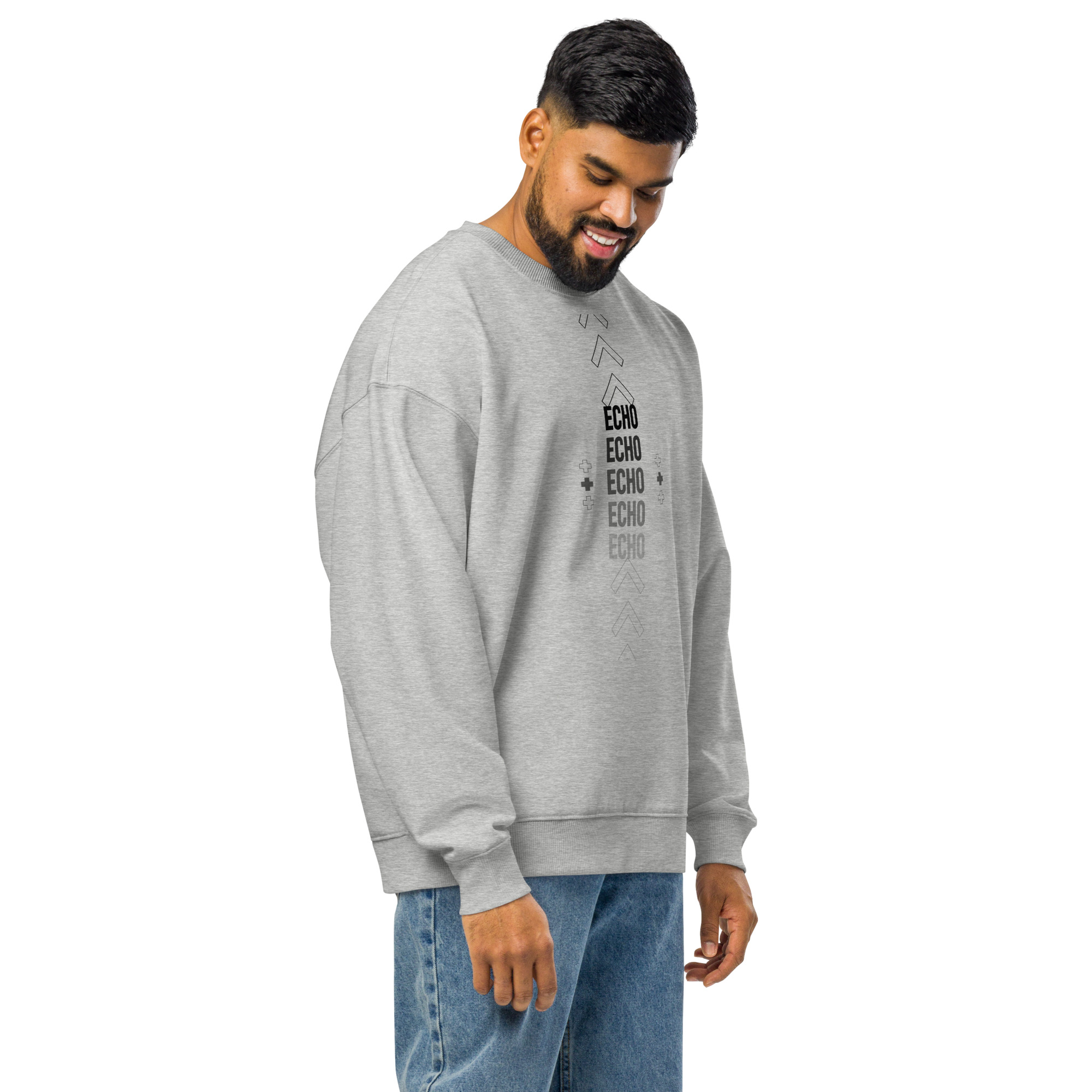 Unisex organic oversized sweatshirt - Image 4