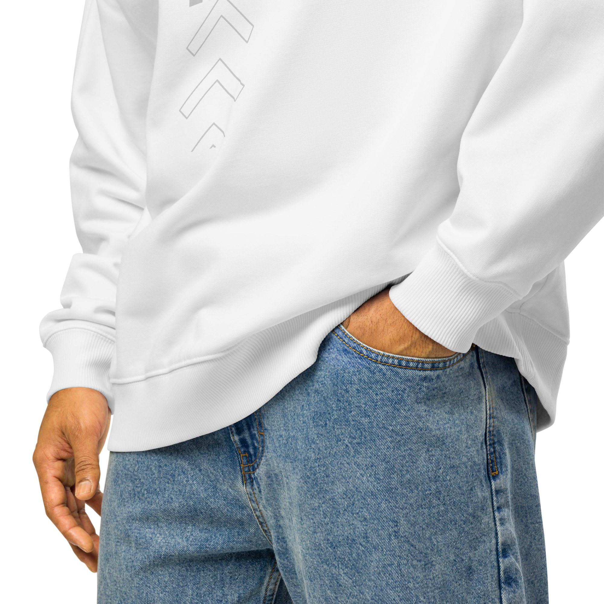 Unisex organic oversized sweatshirt - Image 7