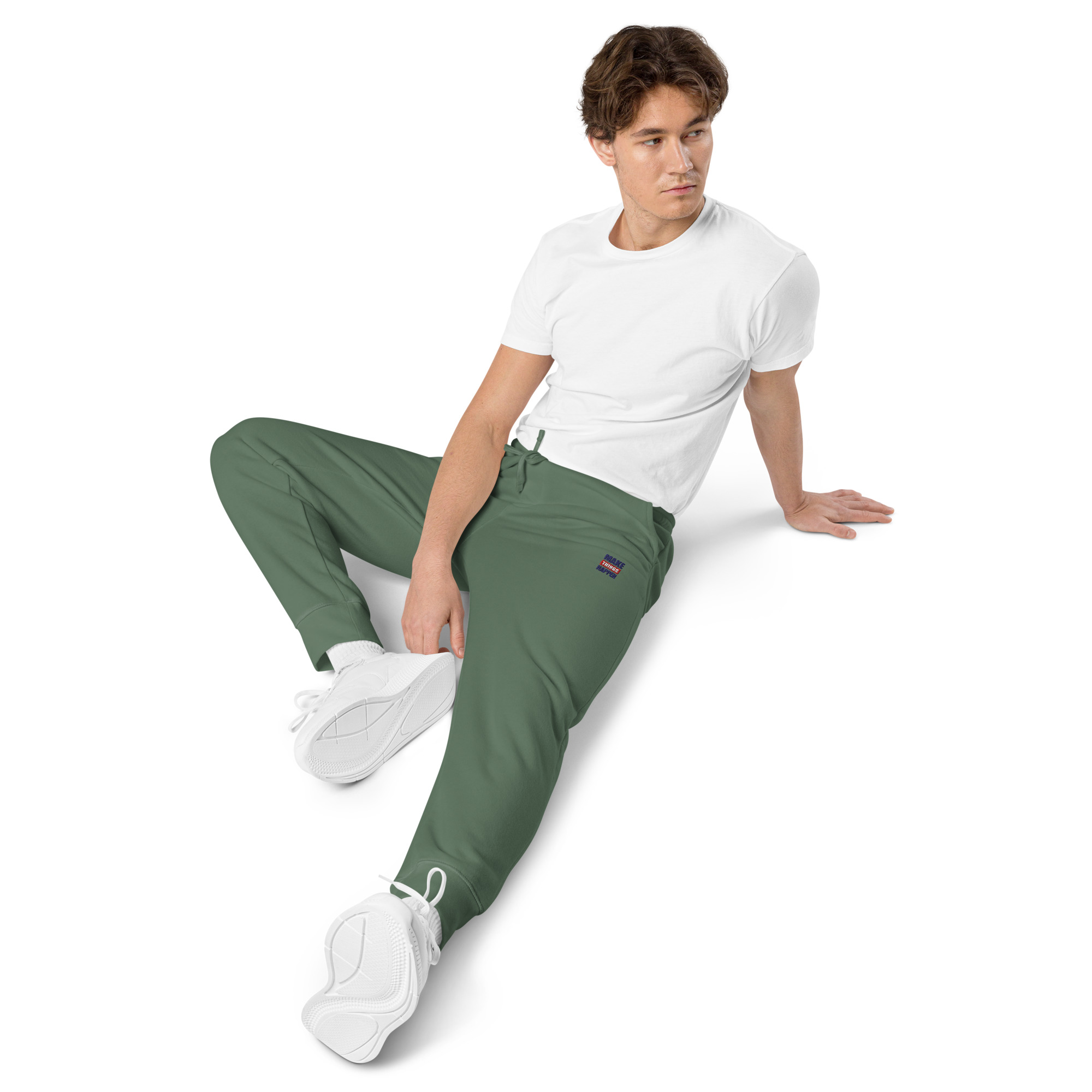 Unisex pigment-dyed sweatpants - Image 8