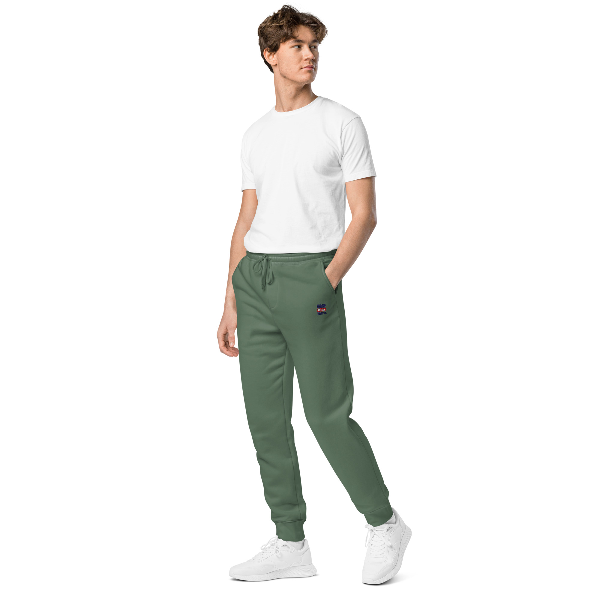 Unisex pigment-dyed sweatpants - Image 7