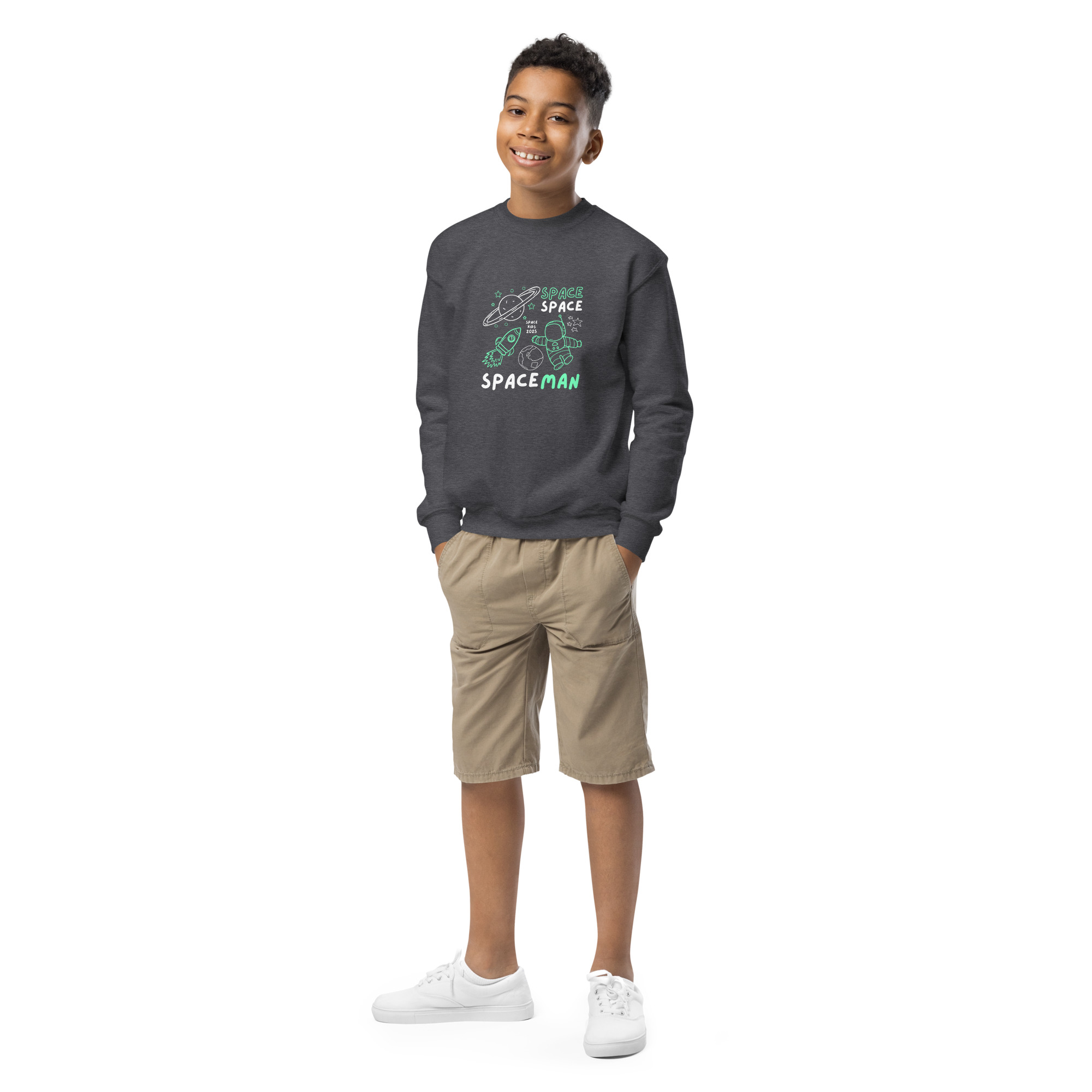 Youth crewneck sweatshirt - Image 13