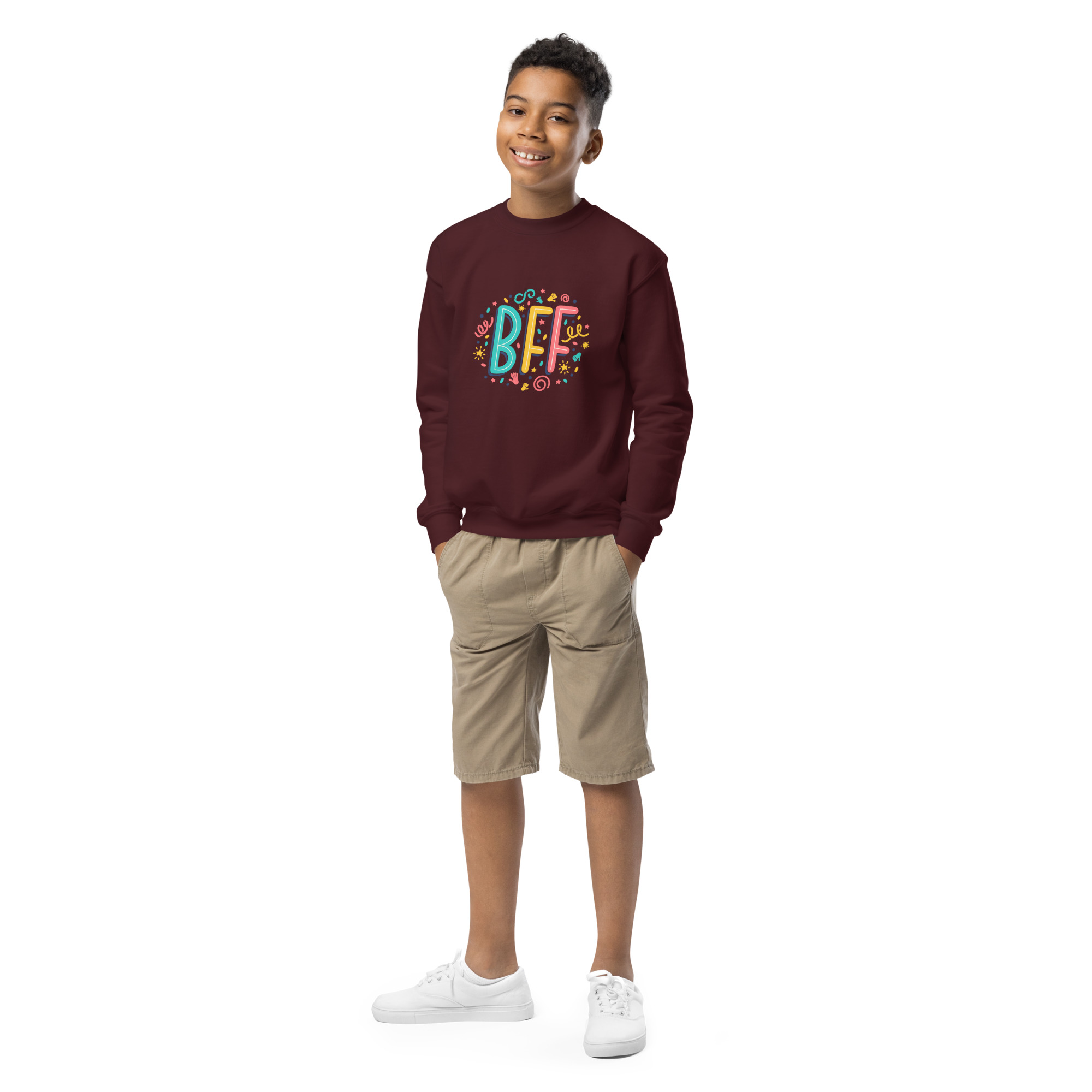 Youth crewneck sweatshirt - Image 7
