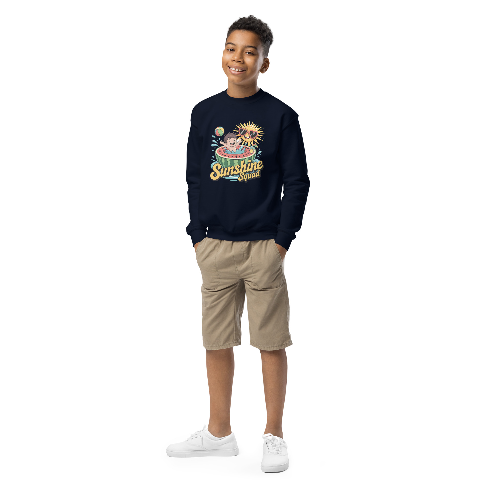 Youth crewneck sweatshirt - Image 4