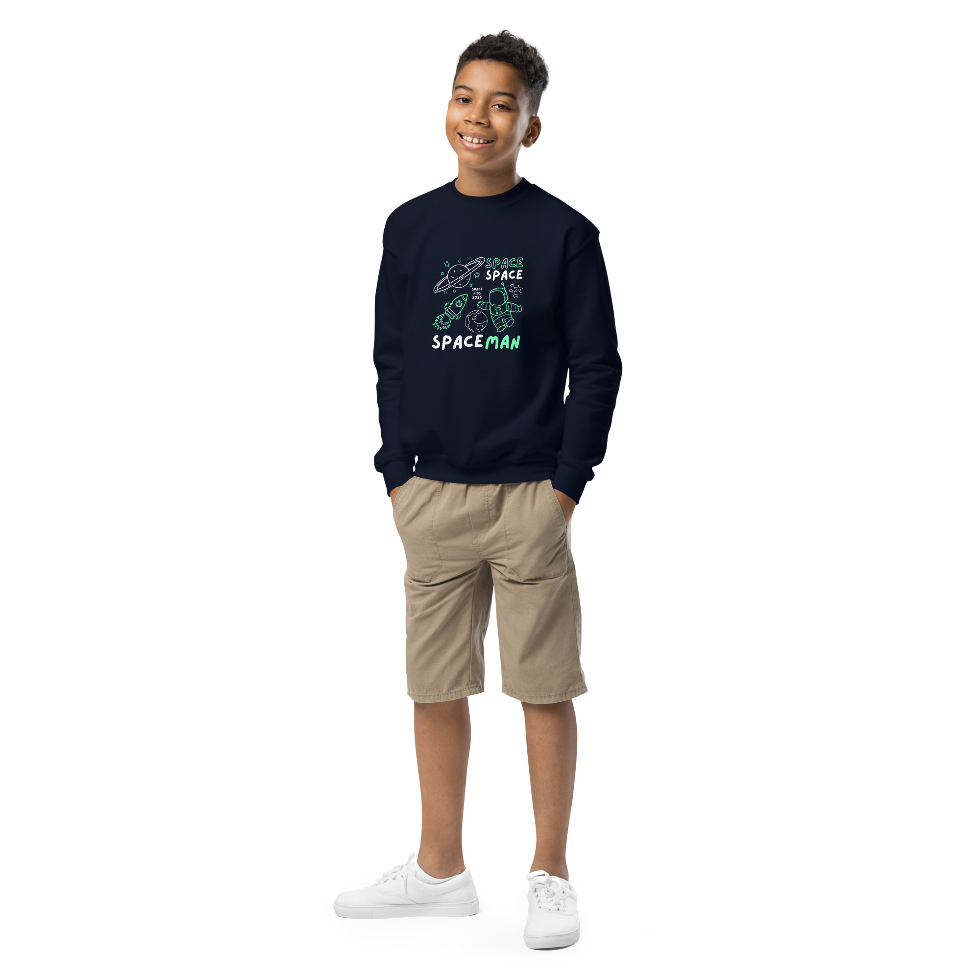Youth crewneck sweatshirt - Image 4