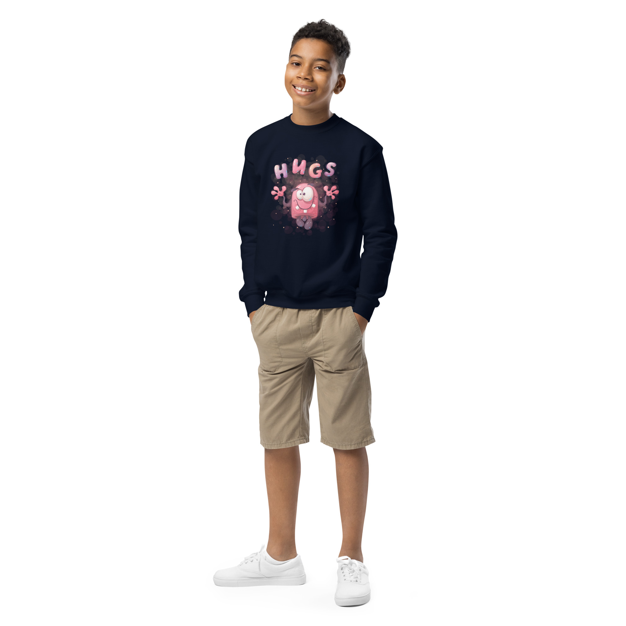 Youth crewneck sweatshirt - Image 4