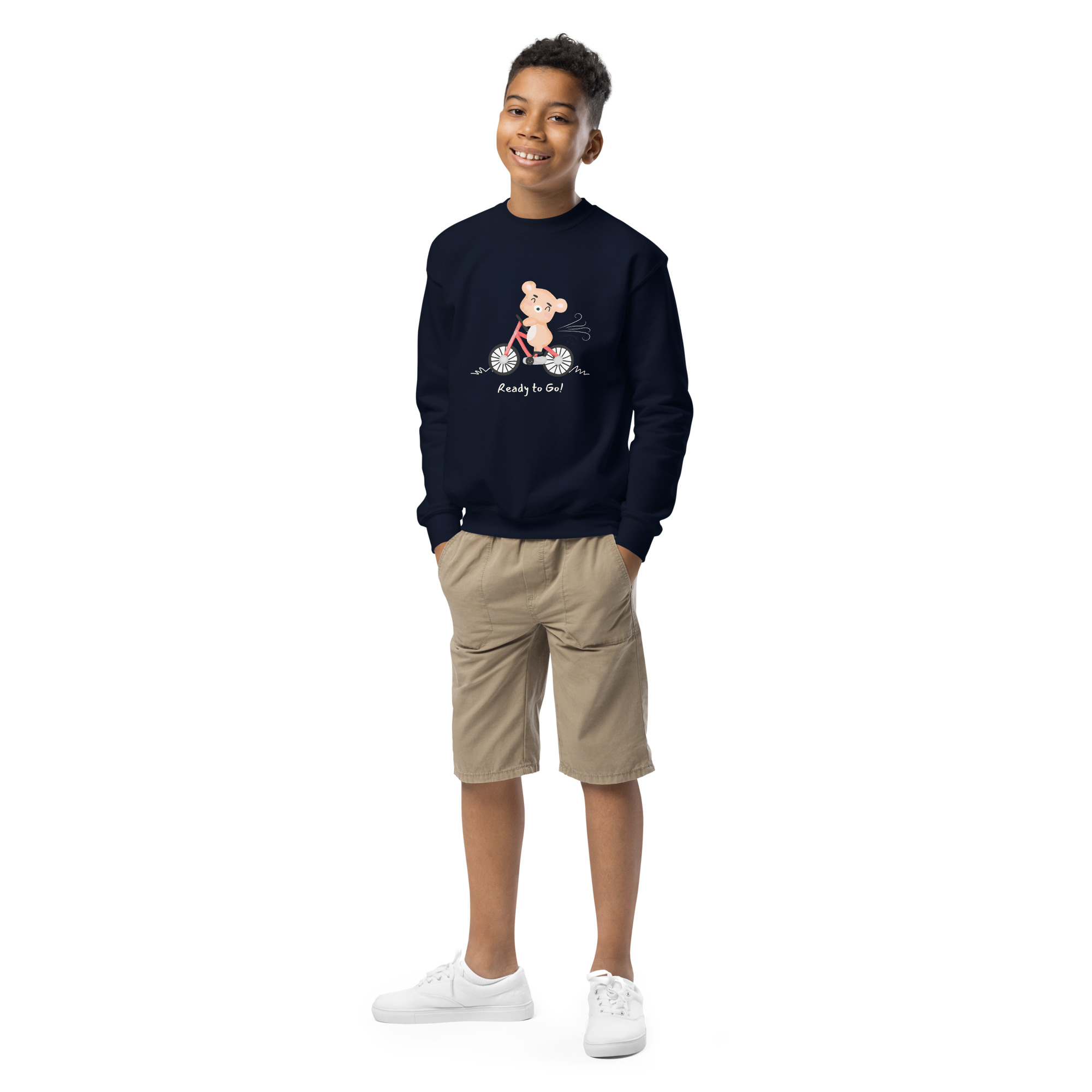 Youth crewneck sweatshirt - Image 4