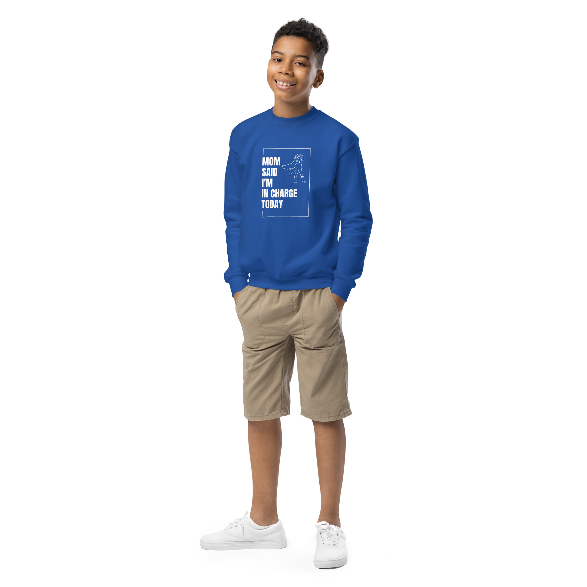 Youth crewneck sweatshirt - Image 16