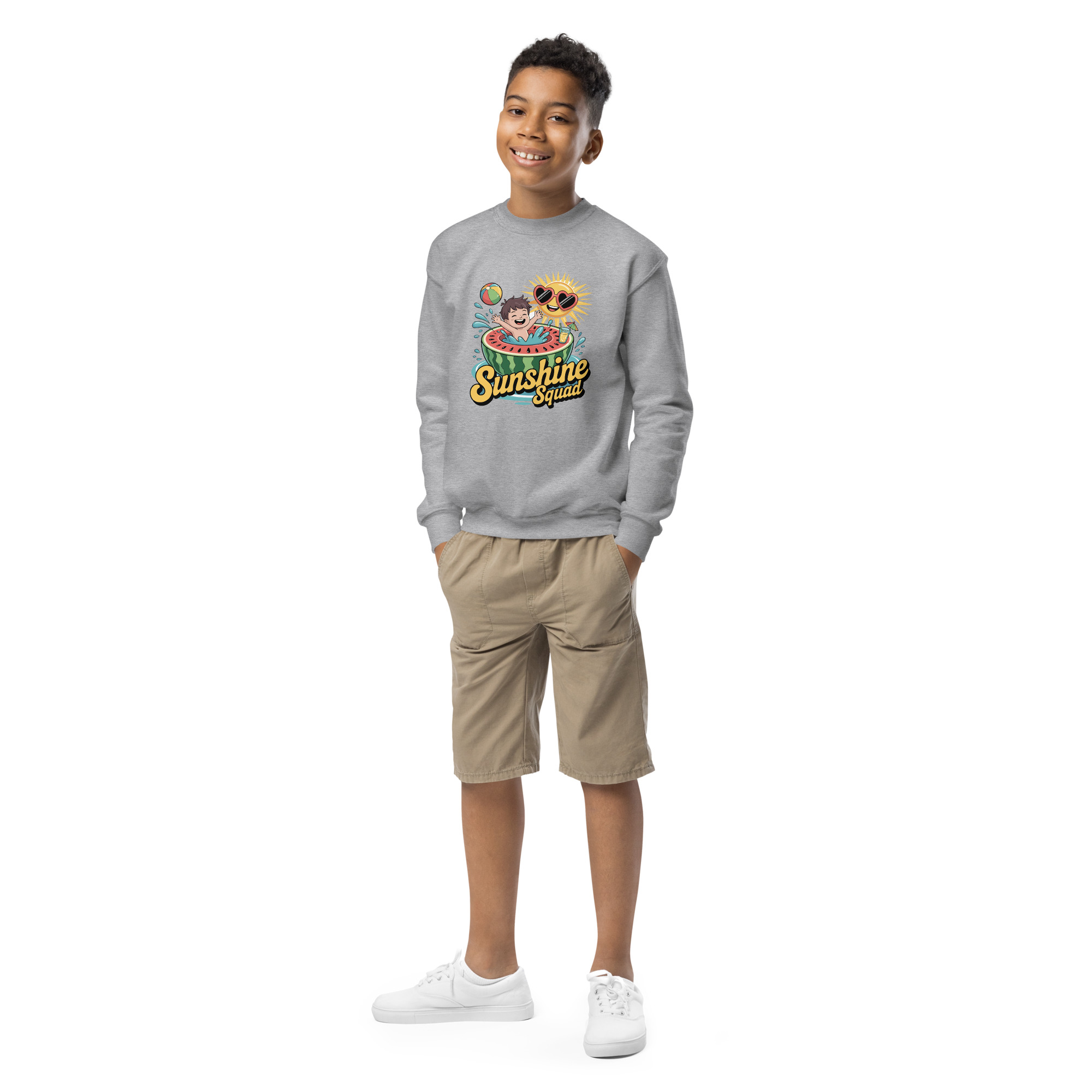 Youth crewneck sweatshirt - Image 19