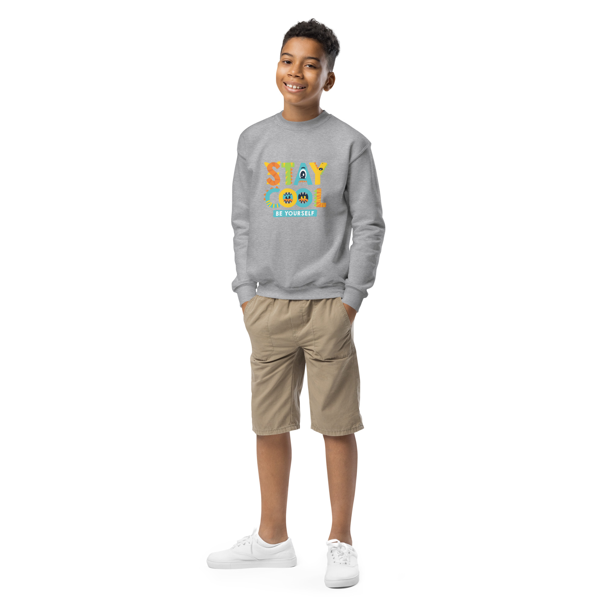 Youth crewneck sweatshirt - Image 19