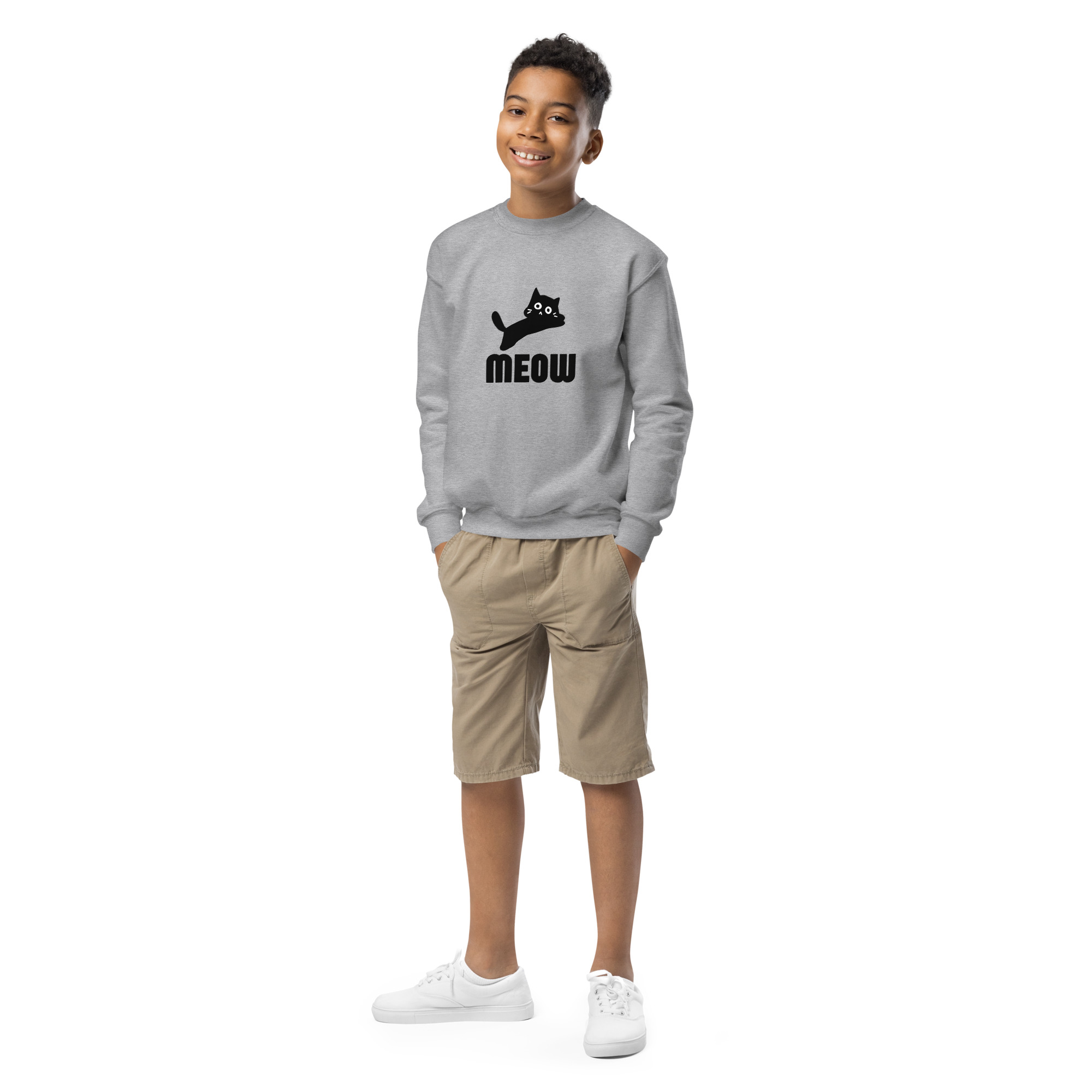 Youth crewneck sweatshirt - Image 4