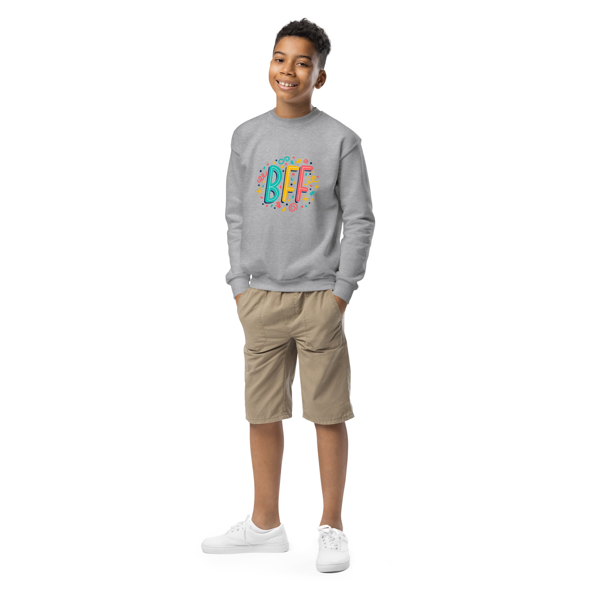 Youth crewneck sweatshirt - Image 19