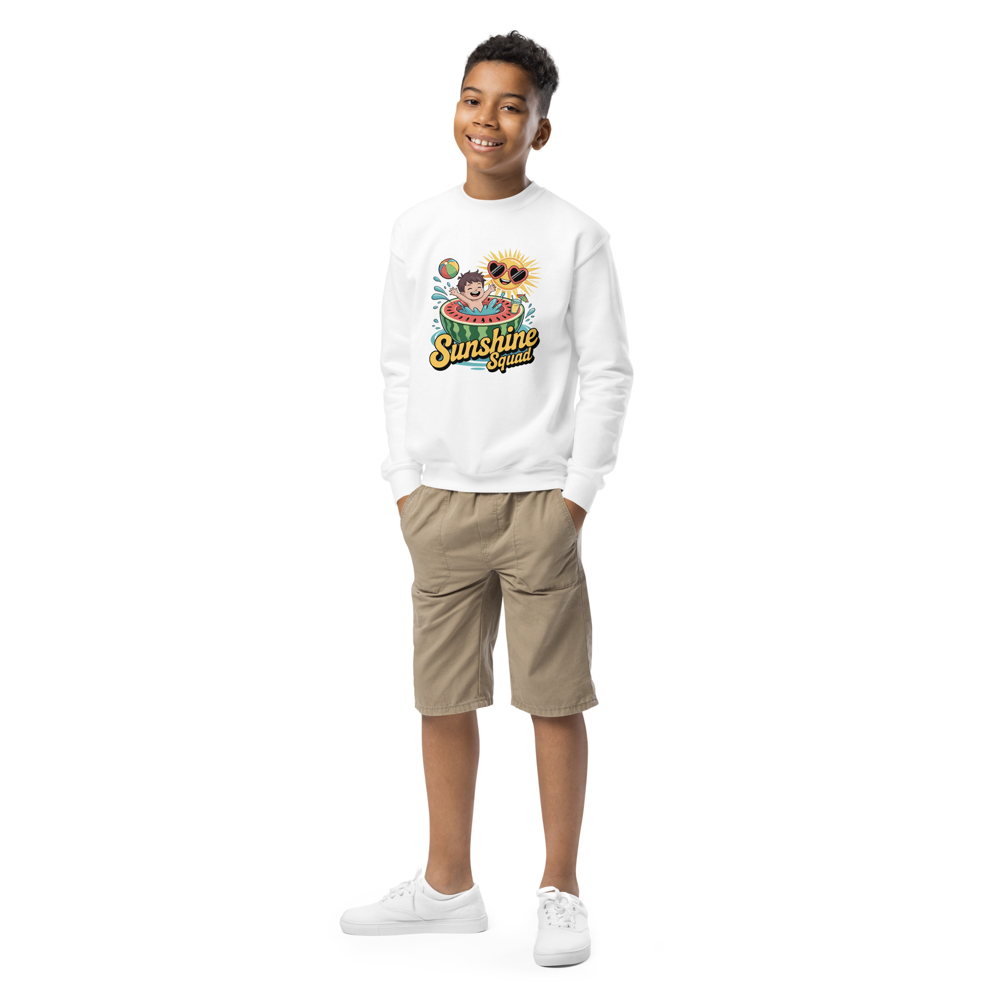 Youth crewneck sweatshirt - Image 22