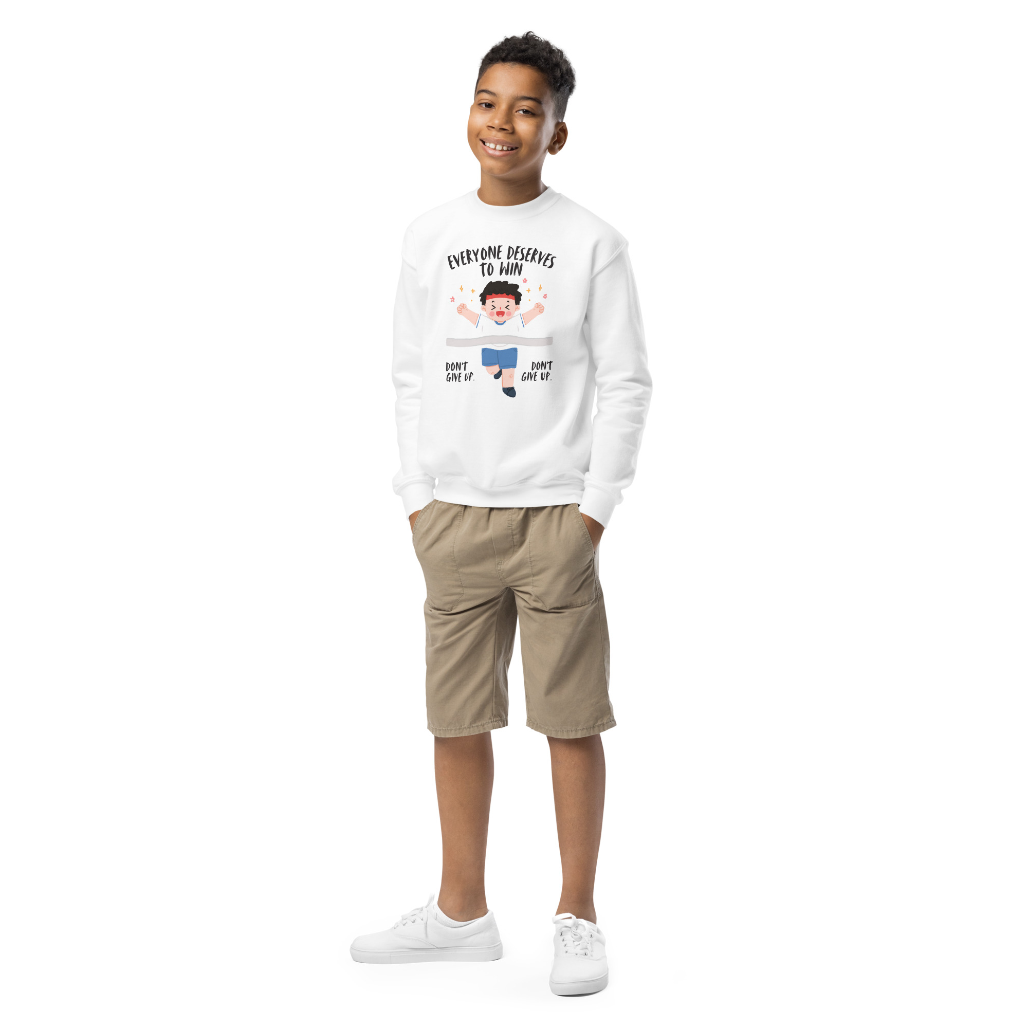 Youth crewneck sweatshirt - Image 4