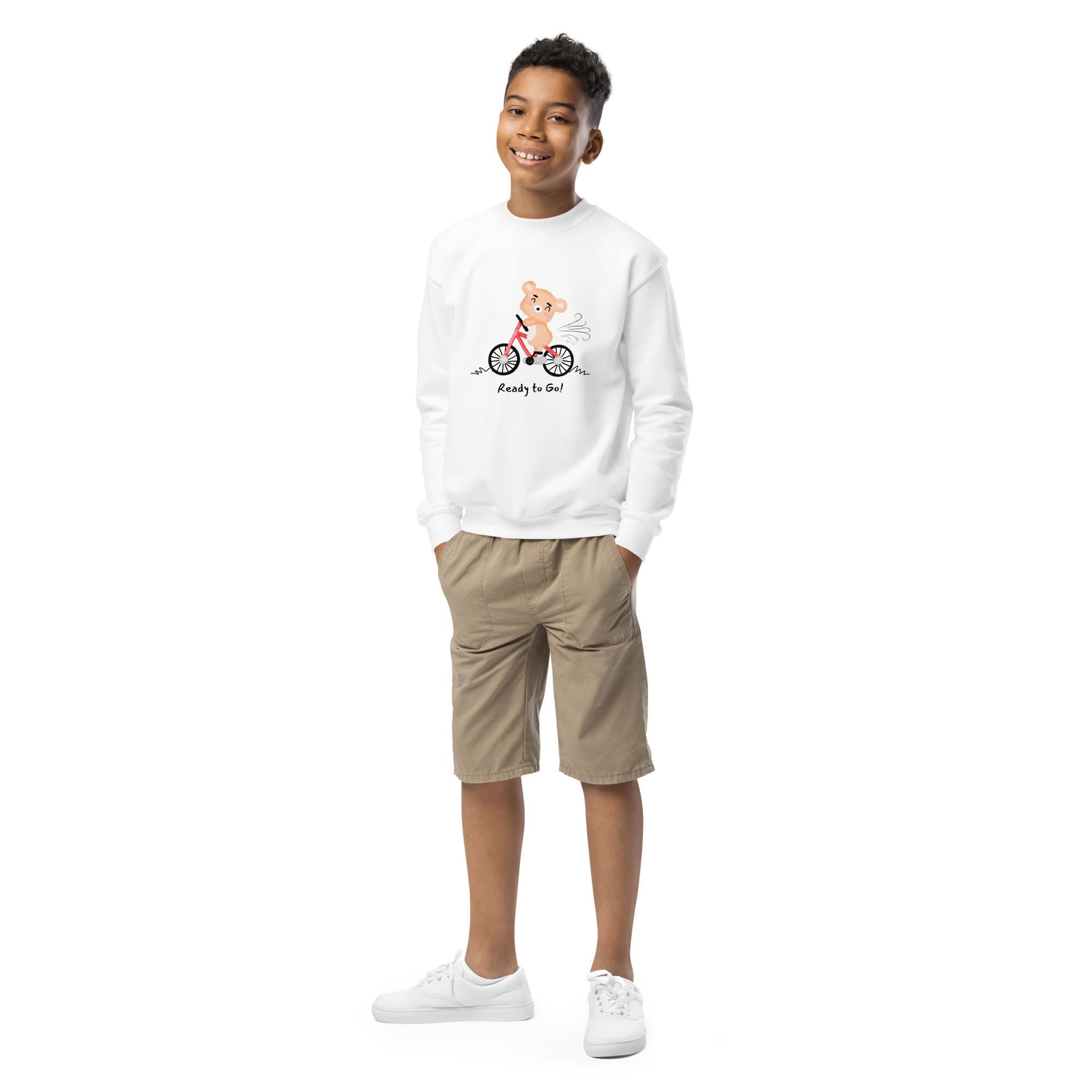 Youth crewneck sweatshirt - Image 4