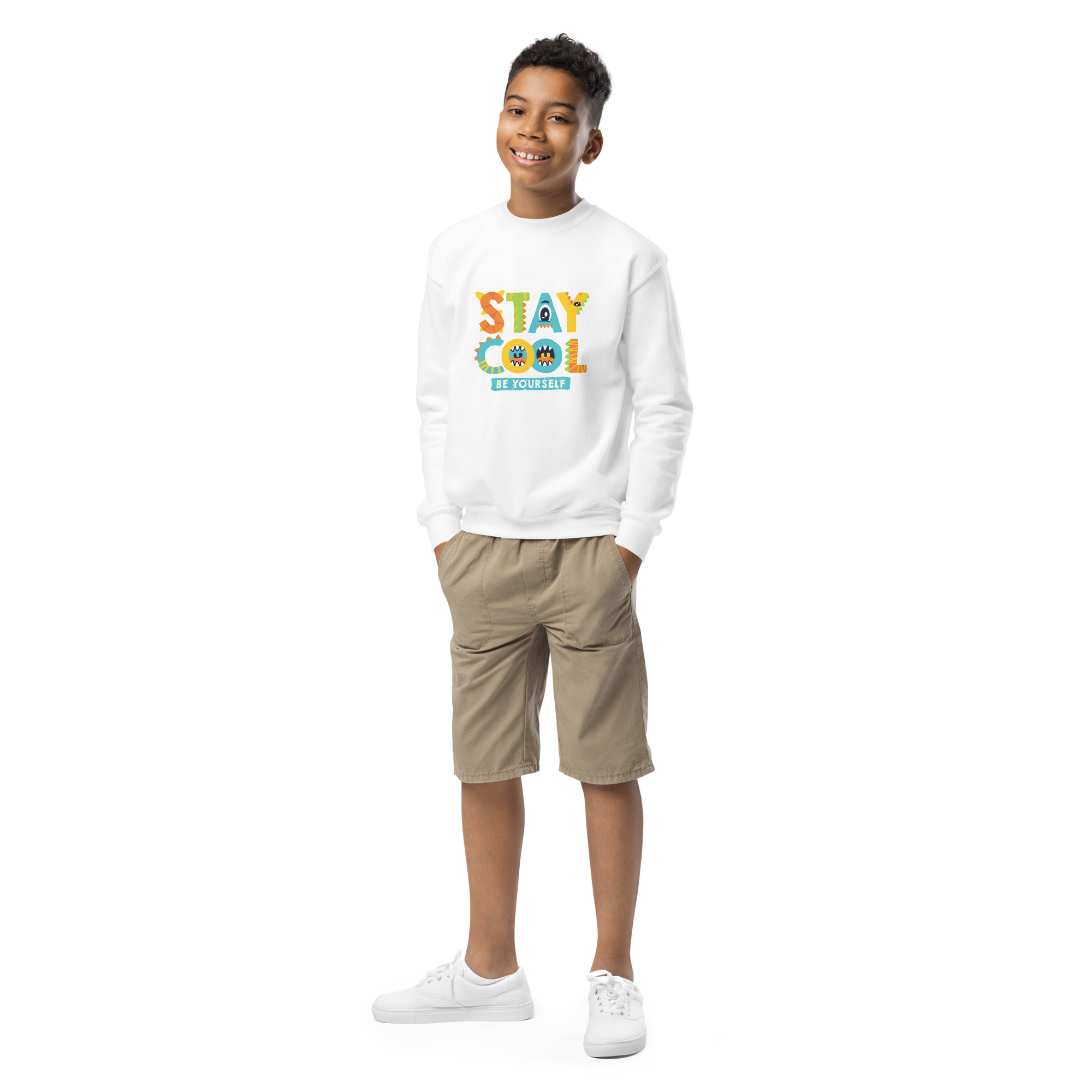 Youth crewneck sweatshirt - Image 22