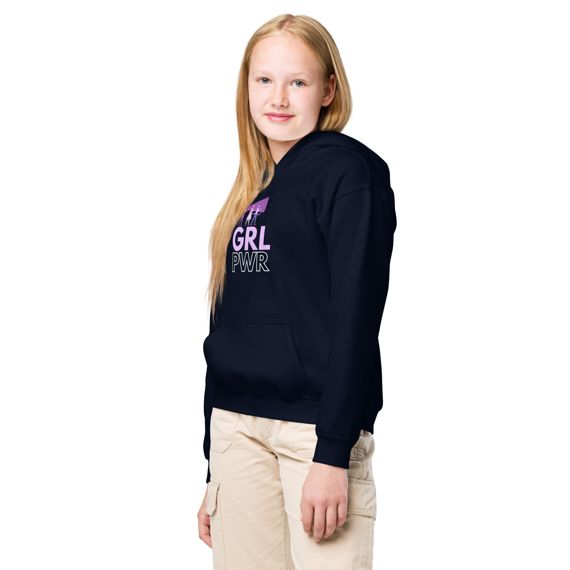 Youth heavy blend hoodie - Image 6